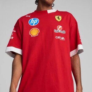 x 2025 Scuderia Ferrari HP Driver T-Shirt - NWT